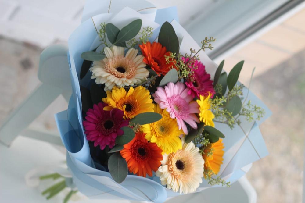 Букет мини герберы в Вятских Полянах Букет цветов из: Герберы в Вятских Полянах