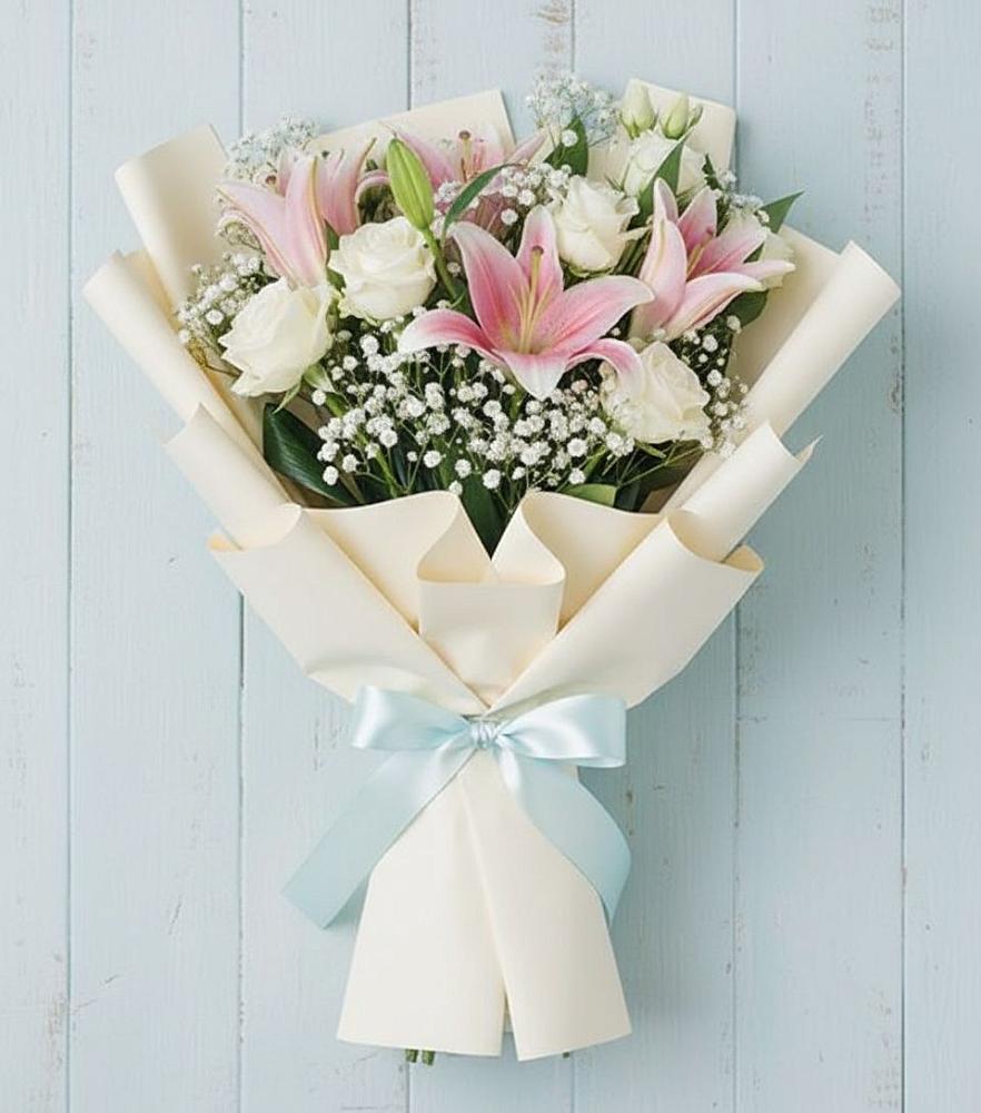 Букет Лилии в Вятских Полянах Букет цветов из: Лилии в Вятских Полянах