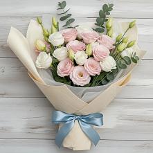 Букет шампанское #REPLACE_PRED# Вятских Полянах Букет цветов из:  Лизиантусы #REPLACE_PRED# Вятских Полянах