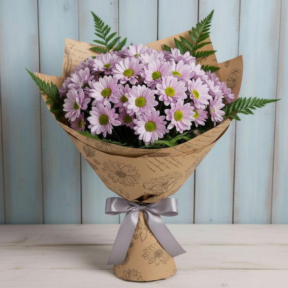 Букет соблазн в Вятских Полянах Букет цветов из: Хризантемы в Вятских Полянах