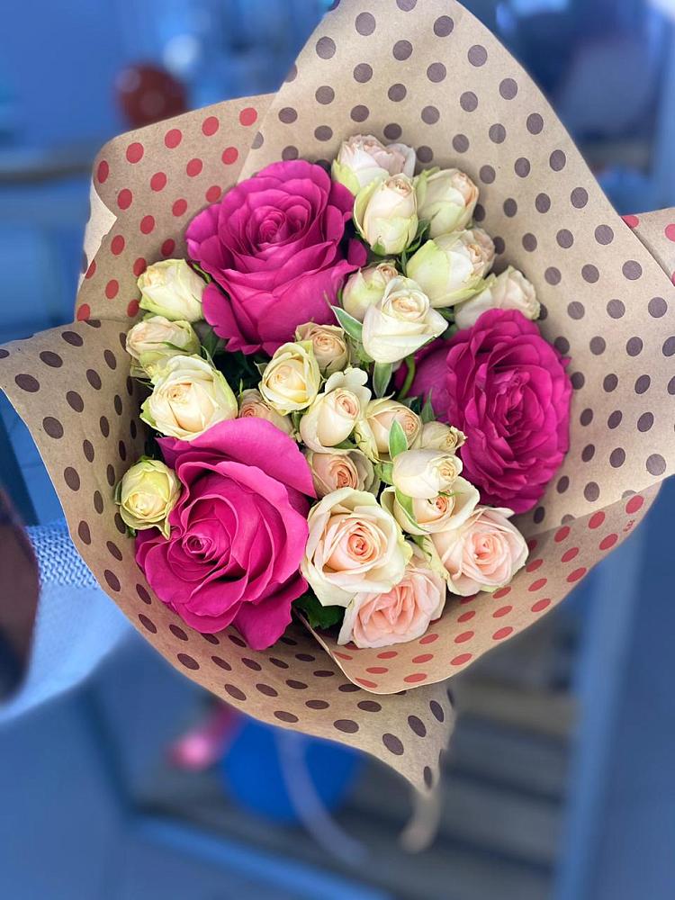 Букет ласковый взгляд в Вятских Полянах Букет цветов из: Розы в Вятских Полянах