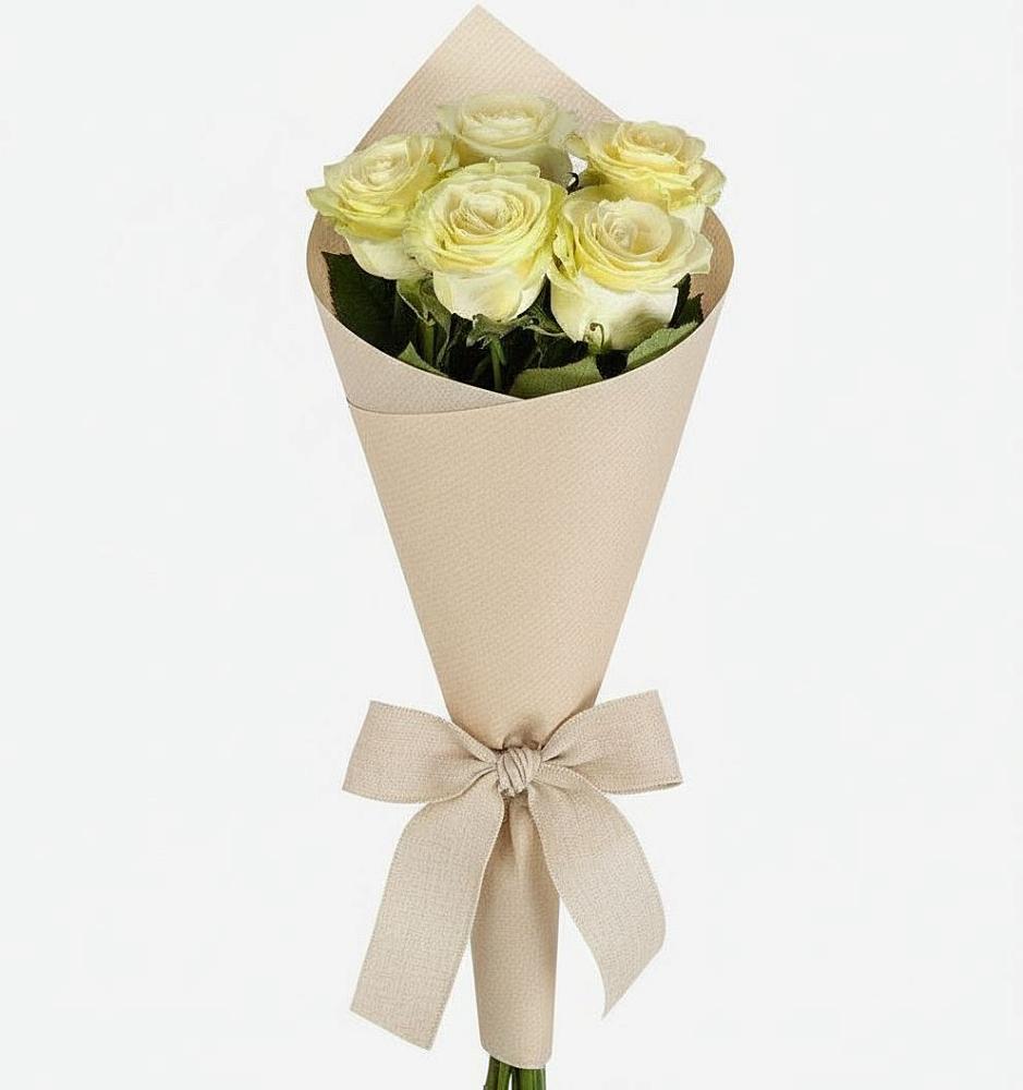 Букет белые крылья в Вятских Полянах Букет цветов из: Розы в Вятских Полянах