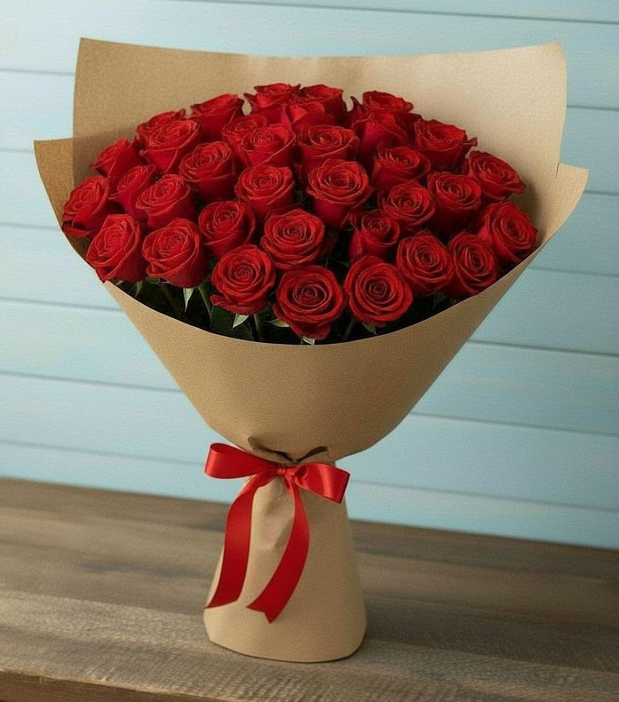 Красные розы Милано в Вятских Полянах Букет Красные розы Милано в Вятских Полянах