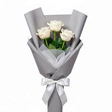 Букет 3 белые розы #REPLACE_PRED# Вятских Полянах Букет 3 белые розы #REPLACE_PRED# Вятских Полянах