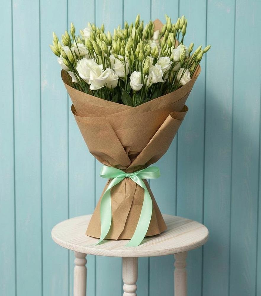 Букет Утренняя Свежесть в Вятских Полянах Букет цветов из: Лизиантусы в Вятских Полянах