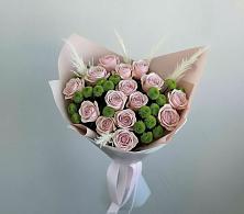 Букет доброе утро в Вятских Полянах Букет цветов из:  Розы и Хризантемы в Вятских Полянах
