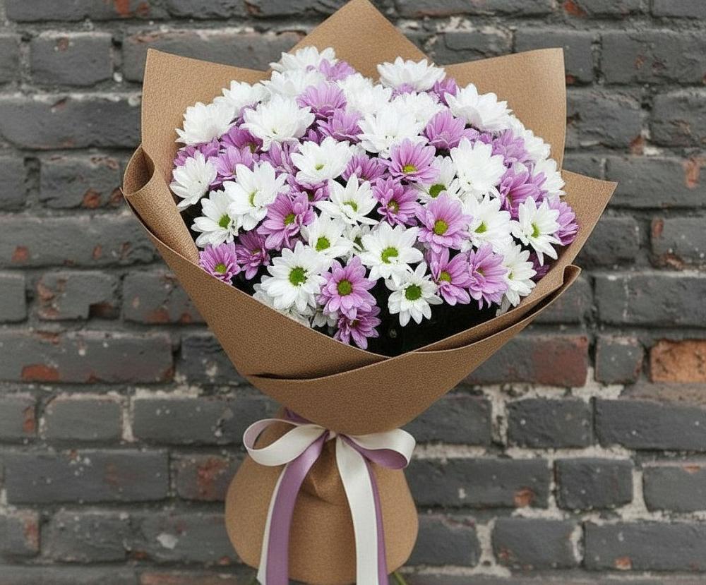 Букет цветов из: Хризантемы в Вятских Полянах