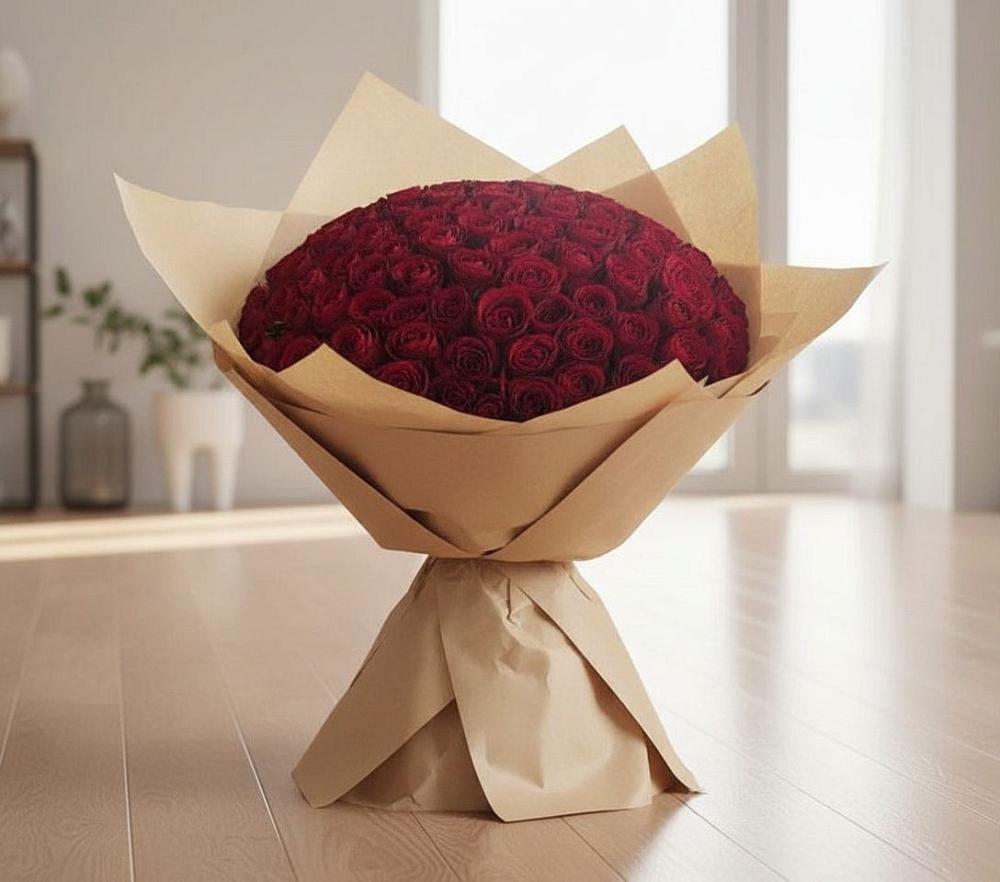 101 Красная роза в Вятских Полянах Букет 101 Красная роза в Вятских Полянах