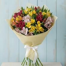 Букет Летние краски в Вятских Полянах Букет цветов из:  Альстромерии в Вятских Полянах