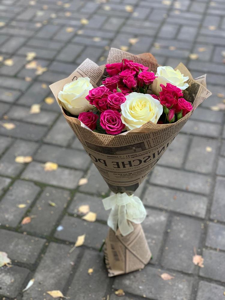 Букет Удивительный из роз в Вятских Полянах Букет цветов из: Розы в Вятских Полянах