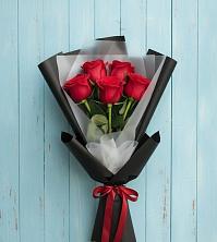 Букет в ритме города в Вятских Полянах Букет цветов из:  Розы в Вятских Полянах