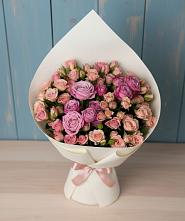 Букет Нежная розовость #REPLACE_PRED# Вятских Полянах Букет цветов из:  Розы #REPLACE_PRED# Вятских Полянах